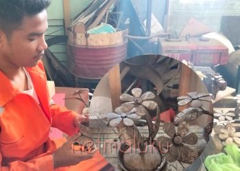 Warga Binaan Rutan Ambon Olah Tempurung Kelapa Jadi Produk Bernilai Jual