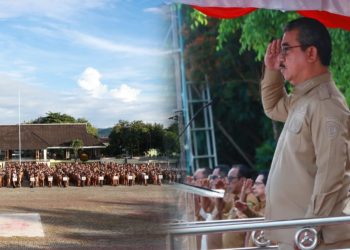 Gubernur Maluku Pimpin Apel Perdana Usai Lebaran: Disiplin, Integritas, dan Efisiensi ASN Ditekankan