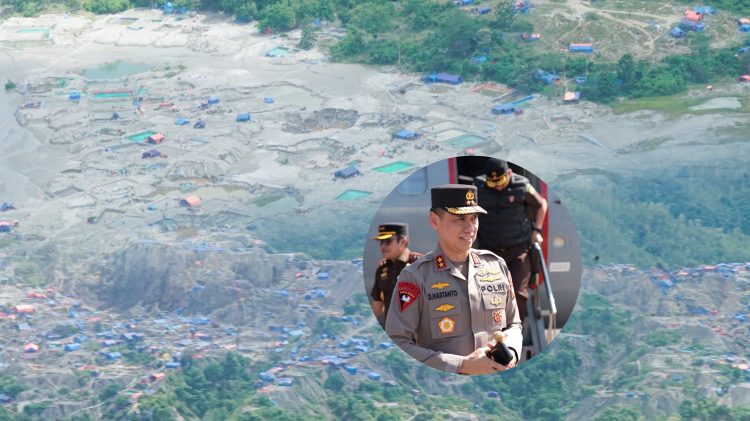 Gunung Botak Disisir dari Udara, Aparat Gabungan Siap Tertibkan Tambang Emas Ilegal