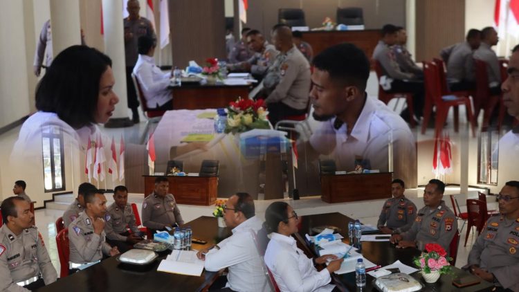 Itwasda Polda Maluku Audit Kinerja Polres SBB, Fokus Perencanaan dan Pengorganisasian