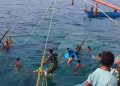 Speedboat Tenggelam usai Tabrak Tiang Mercusuar, 3 Korban Berhasil Diselamatkan oleh Petugas Koramil Geser