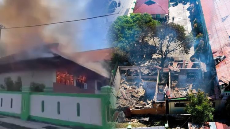Kebakaran Bangunan SD Negeri 1 Namlea, 9 Ruang Hangus Diduga Akibat Korsleting
