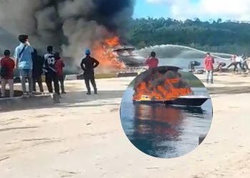 2 Kapal Cepat Terbakar di Pelabuhan Falabisahaya, Tangki BBM Meledak