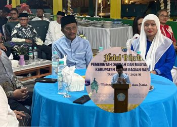 Halal Bihalal SBB, Bupati Tekankan Peran Tokoh dan Pemuda Jaga Stabilitas Daerah