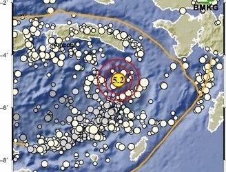 Gempa M 5,2 Guncang Seram Bagian Timur Maluku Sore Ini