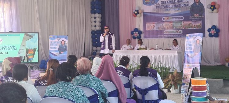 Peringati Hari Posyandu Nasional, Ny. Yeni Rosbayani Asri Tekankan Implementasi 6 SPM Kesehatan di SBB