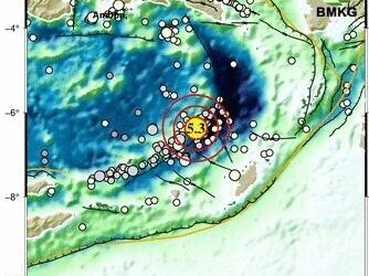 Gempa M 5,3 Guncang Kepulauan Tanimbar