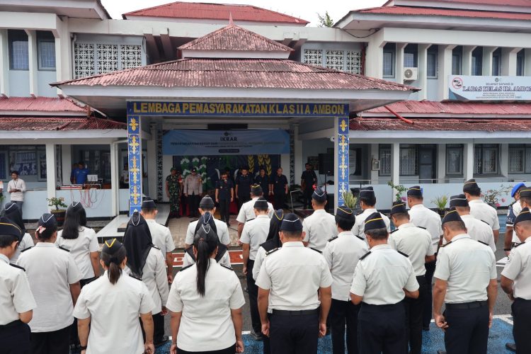 LPKA Ambon dan Lapas IIA Ambon Deklarasi Perangi Narkoba dan HP Ilegal