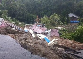 Rumah di BTN Gadihu Ambon Ambruk Diterjang Longsor, 9 Rumah Lain Terancam